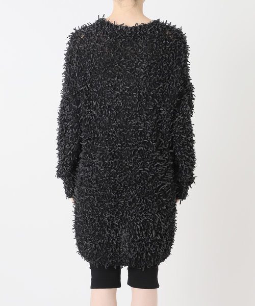 EDIT. FOR LULU(エディットフォールル)の「NODAS for LULU ribbon knit(ニット/セーター・レディース・ブラック・FREE)」の2枚目の写真