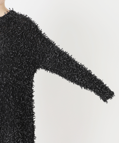 EDIT. FOR LULU(エディットフォールル)の「NODAS for LULU ribbon knit(ニット/セーター・レディース・ブラック・FREE)」の8枚目の写真