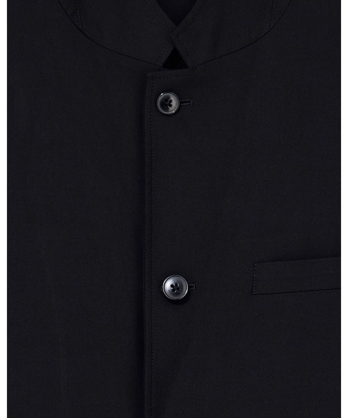 ARMANI EXCHANGE(アルマーニエクスチェンジ)の「【A|X アルマーニ エクスチェンジ】UP スタンドカラー ストレッチ シャツジャケット(その他アウター・メンズ・ブラック・44/42/40/38/36)」の2枚目の写真