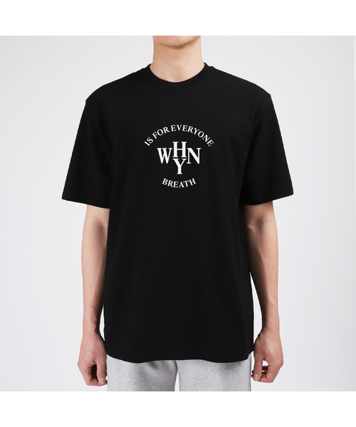 WHYN（ワイエヌ）の「ポエブル 半袖Tシャツ F04BRD_WBX10998（Tシャツ/カットソー・メンズ・ブルー/ホワイト/ブラック/グレー系その他・S/XL/L/M）」の3枚目の写真