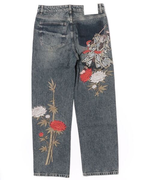 Desigual（デシグアル）の「バック刺繍 ストレートデニムパンツ｜Desigual 2026秋冬新作（デニムパンツ・メンズ・ブルー・XS/S/M/L/XL/XXL）」の7枚目の写真
