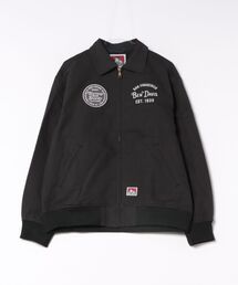 BEN DAVIS | 【BEN DAVIS/ベンデイビス】【レトロな刺繍デザインが目を引く、重厚感のあるワーク仕様ジャケット】コットンダックスーベニアジャケット 綿100% タフ 耐久性 アウター モード アメカジ ストリート ユニセックス(ブルゾン)