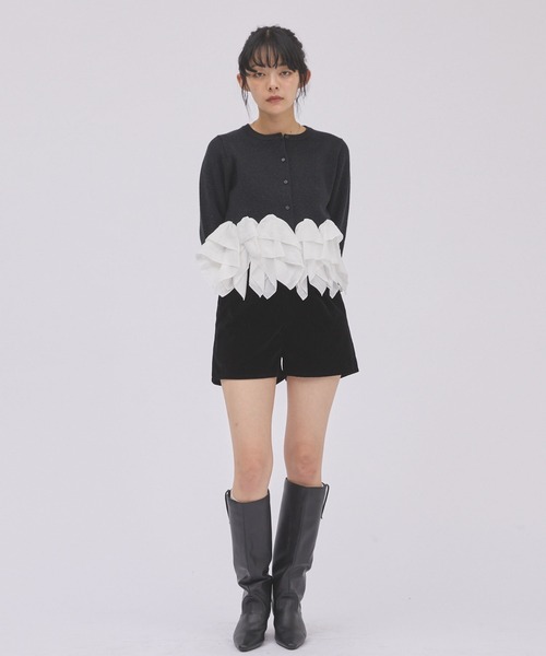 archives（アルシーヴ）の「【ＳＥＴＵＰ対応】アソートコンパクトショートパンツ（その他パンツ・レディース・ブラック/ホワイト×ブラック・MEDIUM）」の14枚目の写真