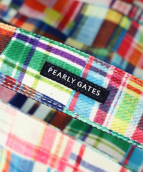 PEARLY GATES（パーリーゲイツ）の「【PEARLY GATES】CANVASトートロッカーバッグ (UNISEX)（ショルダーバッグ・レディース・ホワイト/ネイビー/ホワイト系その他・FREE）」の7枚目の写真