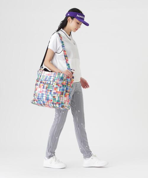 PEARLY GATES（パーリーゲイツ）の「【PEARLY GATES】CANVASトートロッカーバッグ (UNISEX)（ショルダーバッグ・レディース・ホワイト/ネイビー/ホワイト系その他・FREE）」の16枚目の写真