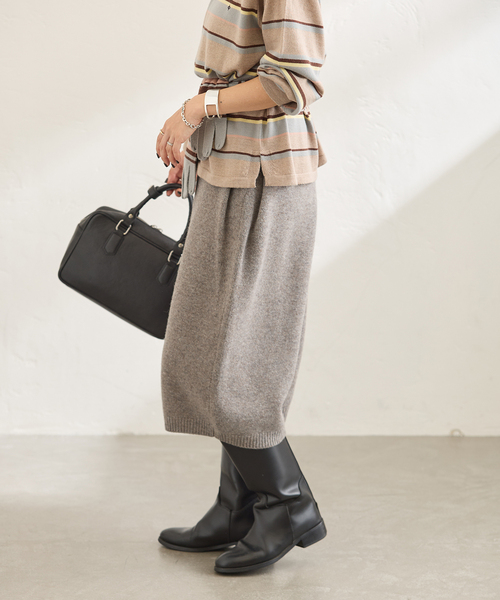 Y.A.Acc(ワイエーアク)の「別注【Y.A.Acc】for JS Knit Half Pant(その他パンツ・レディース・チャコールグレー/ダークグリーン・FREE)」の6枚目の写真