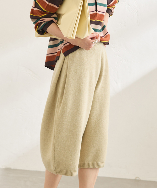 Y.A.Acc(ワイエーアク)の「別注【Y.A.Acc】for JS Knit Half Pant(その他パンツ・レディース・チャコールグレー/ダークグリーン・FREE)」の9枚目の写真