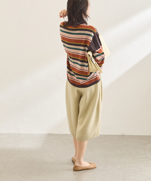 Y.A.Acc(ワイエーアク)の「別注【Y.A.Acc】for JS Knit Half Pant(その他パンツ・レディース・チャコールグレー/ダークグリーン・FREE)」の10枚目の写真