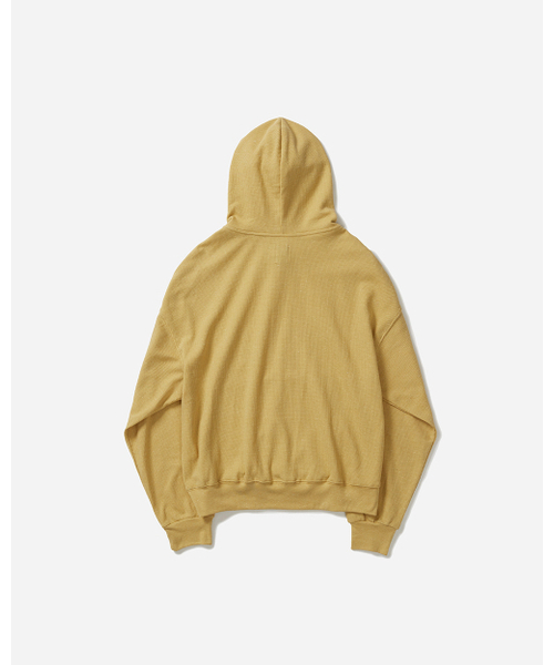 SILENTSYLLABLE(サイレント シラブル)の「Cord waffle hoodie / Melange lemon(パーカー・メンズ・その他・1/2/0)」の5枚目の写真