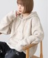 tiptop（ティップトップ）の「【丈が選べる2サイズ】ミックスニットフーディー（ニット/セーター・SHORT）」
