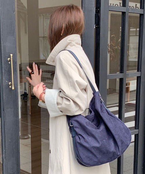 HALEY PESCA(ヘーリーペスカ)の「HALEY PESCA/スエードタッチ ワンショルダーバッグ(ショルダーバッグ・レディース・ネイビー/ブルー/ブラウン/ブラック・FREE)」の3枚目の写真