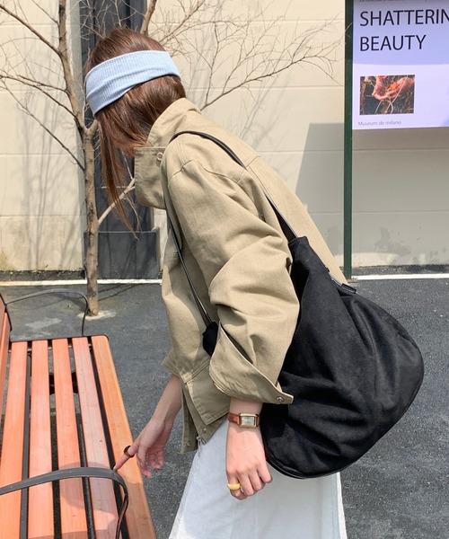 HALEY PESCA(ヘーリーペスカ)の「HALEY PESCA/スエードタッチ ワンショルダーバッグ(ショルダーバッグ・レディース・ネイビー/ブルー/ブラウン/ブラック・FREE)」の5枚目の写真