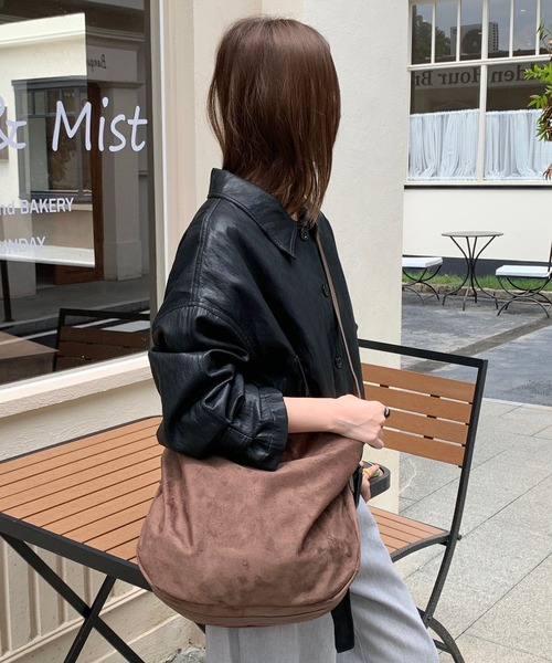 HALEY PESCA(ヘーリーペスカ)の「HALEY PESCA/スエードタッチ ワンショルダーバッグ(ショルダーバッグ・レディース・ネイビー/ブルー/ブラウン/ブラック・FREE)」の16枚目の写真