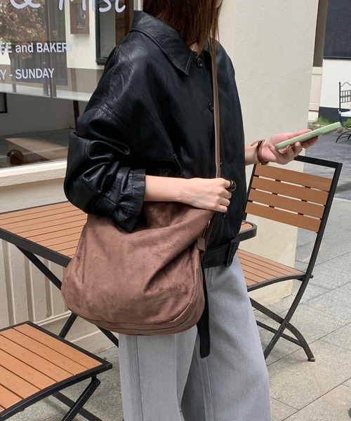 HALEY PESCA(ヘーリーペスカ)の「HALEY PESCA/スエードタッチ ワンショルダーバッグ(ショルダーバッグ・レディース・ネイビー/ブルー/ブラウン/ブラック・FREE)」の19枚目の写真