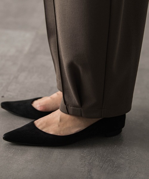 MAYSON GREY(メイソングレイ)の「叶えるイージーカーブパンツ≪セットアップ対応≫(その他パンツ・レディース・ブラック/ブラウン・M)」の15枚目の写真