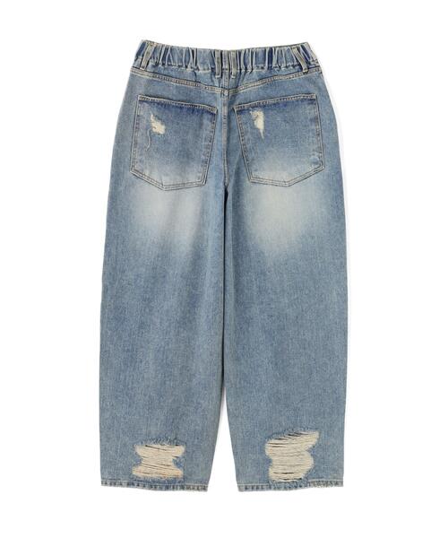 SIS（エスアイエス）の「SIS/エスアイエス/CRASH DENIM（デニムパンツ・レディース・ブラック/ブルー・M/L）」の5枚目の写真