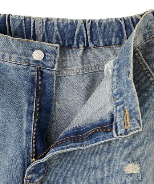 SIS（エスアイエス）の「SIS/エスアイエス/CRASH DENIM（デニムパンツ・レディース・ブラック/ブルー・M/L）」の12枚目の写真