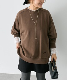 【WEB限定】裏毛 チュニック スウェットプルオーバー