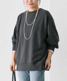 【WEB限定】裏毛 チュニック スウェットプルオーバー
