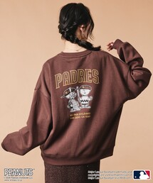 PEANUTS×MLB 別注 ビッグシルエット バックプリント スウェット / PADRES