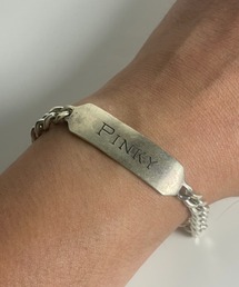 Beyond Basics（ビヨンド ベーシックス）の「TEENAGER / ID PLATE BRACELET - PINKY（ブレスレット）」