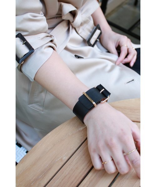 FIGARO Paris（フィガロパリ）の「MAISON BOINET バックルレザー ブレスレット◆（ブレスレット・レディース・ホワイト/ブラック・FREE）」の12枚目の写真