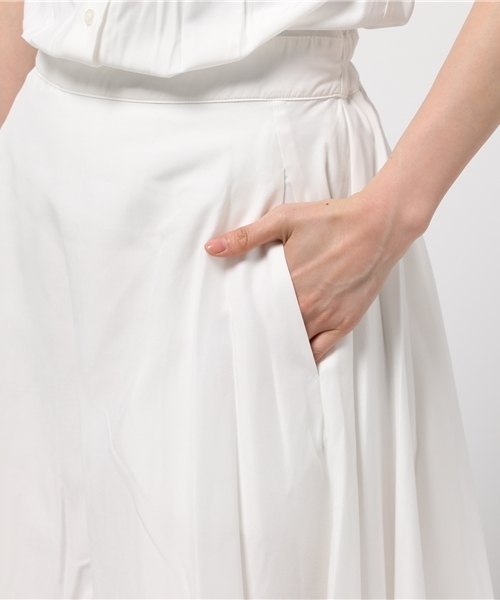 31 Sons de mode（トランテアン　ソン　ドゥ　モード）の「イレギュラーヘムシャツワンピース（ワンピース・レディース・ライトグレー/ピンク/オフホワイト/ネイビー・36/38）」の5枚目の写真