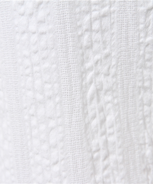 Another Edition（アナザーエディション）の「リボンショートスリーブブラウス/AEBFC RIBBON SSL（シャツ/ブラウス・レディース・オフホワイト/ケリー・FREE）」の7枚目の写真