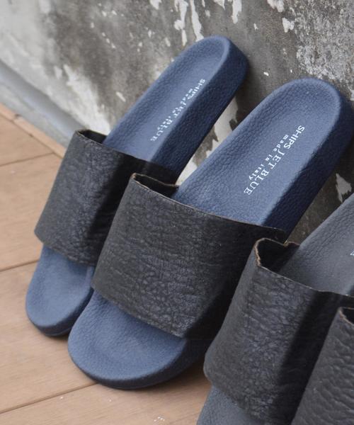 SHIPS JET BLUE(シップスジェットブルー)の「HENRY&HENRY: シャワー サンダル(サンダル・メンズ・ブラック/ネイビー/ホワイト・40/39)」の3枚目の写真