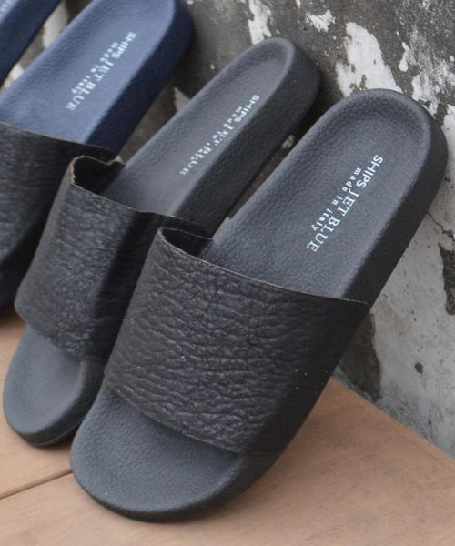 SHIPS JET BLUE(シップスジェットブルー)の「HENRY&HENRY: シャワー サンダル(サンダル・メンズ・ブラック/ネイビー/ホワイト・40/39)」の1枚目の写真