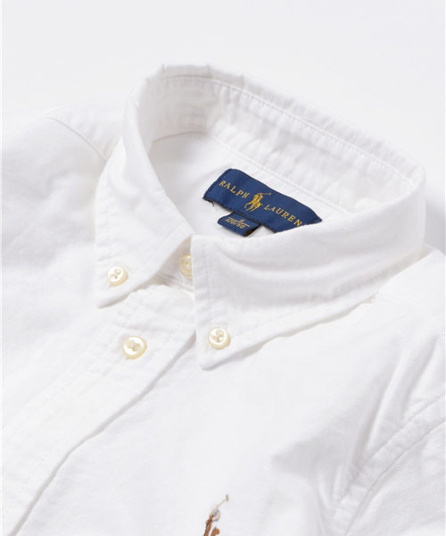POLO RALPH LAUREN CHILDRENSWEAR（ポロ ラルフ ローレン チルドレンズウェア）の「ソリッド オックスフォードシャツ（シャツ/ブラウス・キッズ・ブルー系9/ホワイト・6/7）」の9枚目の写真