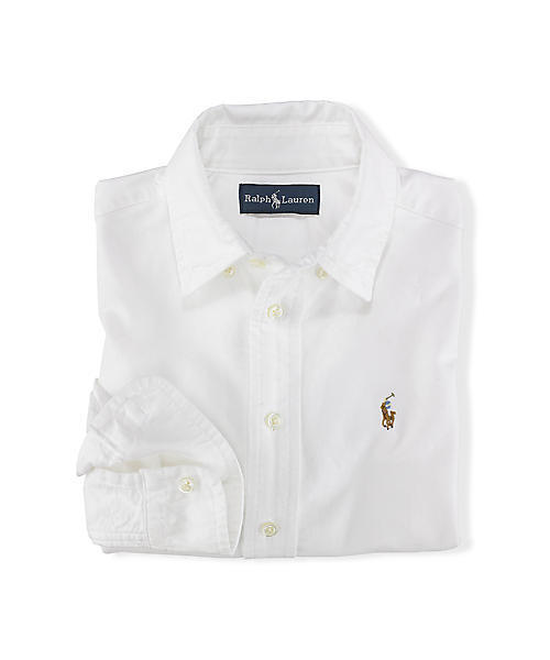 POLO RALPH LAUREN CHILDRENSWEAR（ポロ ラルフ ローレン チルドレンズウェア）の「ソリッド オックスフォードシャツ（シャツ/ブラウス・キッズ・ブルー系9/ホワイト・6/7）」の10枚目の写真