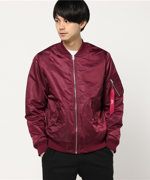 WEGO（ウィゴー）の「WEGO/パデッドMA-1（MA-1・メンズ・カーキ/ブラック/ゴールド/ターコイズブルー/ワイン・LARGE/MEDIUM）」の18枚目の写真