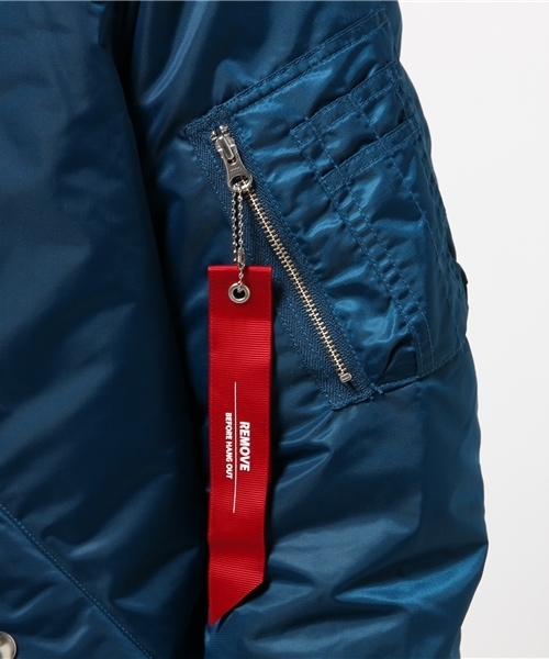 WEGO（ウィゴー）の「WEGO/パデッドMA-1（MA-1・メンズ・カーキ/ブラック/ゴールド/ターコイズブルー/ワイン・LARGE/MEDIUM）」の22枚目の写真