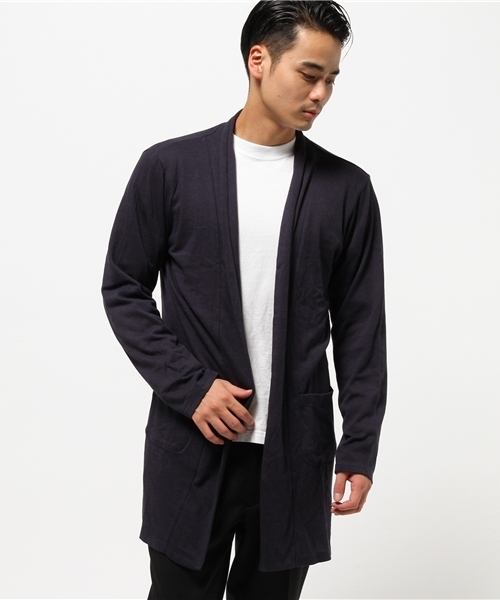 ikka（イッカ）の「コーディガン（カーディガン/ボレロ・メンズ・ネイビー/グレー/ブラック・MEDIUM/LARGE）」の3枚目の写真