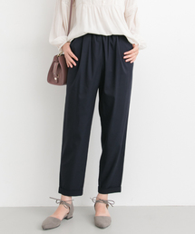 URBAN RESEARCH | UR Wギャザーピーチテンセルストレッチパンツ(その他パンツ)