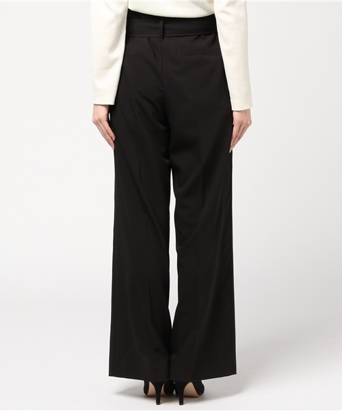 COMME CA ISM（コムサイズム）の「【雑誌掲載商品】ベルト付きワイドパンツ（その他パンツ・レディース・ブラック/ライトグレー・LARGE/MEDIUM/SMALL）」の5枚目の写真