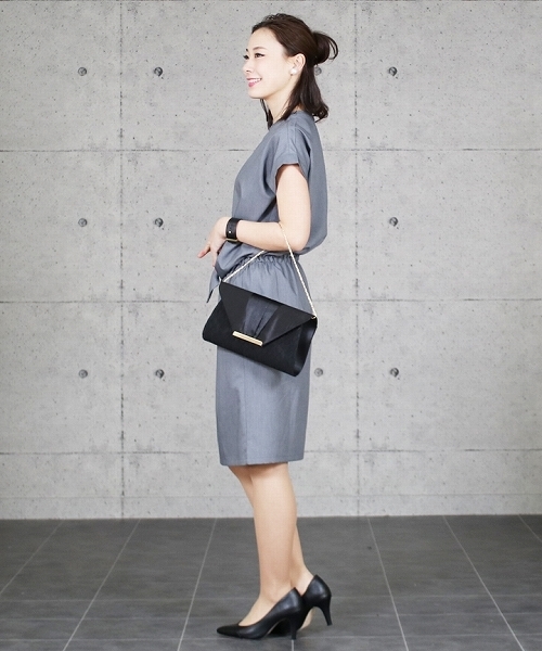 reca（レカ）の「3WAYフォーマルレースクラッチバッグ（クラッチバッグ・レディース・ベージュ/ブラック・FREE）」の18枚目の写真