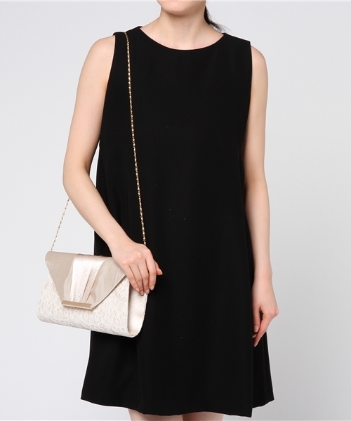 reca（レカ）の「3WAYフォーマルレースクラッチバッグ（クラッチバッグ・レディース・ベージュ/ブラック・FREE）」の12枚目の写真