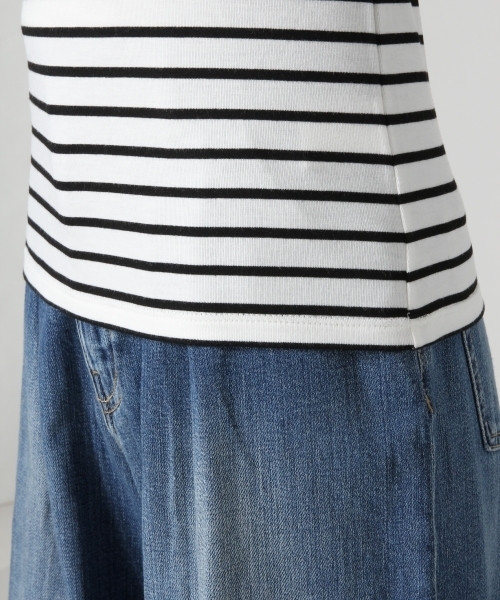 BLISS POINT（ブリスポイント）の「【UVカット】17SSUVカットボートネックTシャツ7分袖/749808（Tシャツ/カットソー・レディース・ライトグレー/ホワイト/ピンク/ブラック/その他1・LARGE/MEDIUM）」の21枚目の写真