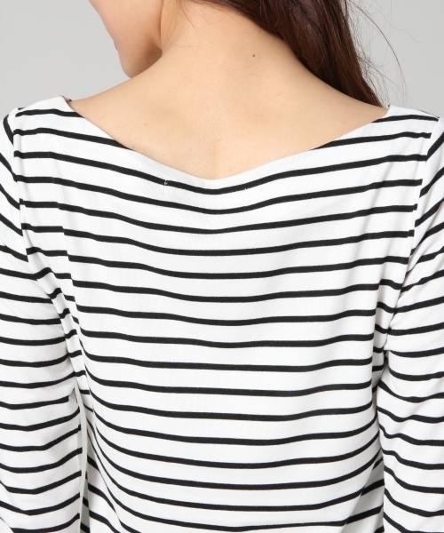 BLISS POINT（ブリスポイント）の「【UVカット】17SSUVカットボートネックTシャツ7分袖/749808（Tシャツ/カットソー・レディース・ライトグレー/ホワイト/ピンク/ブラック/その他1・LARGE/MEDIUM）」の22枚目の写真