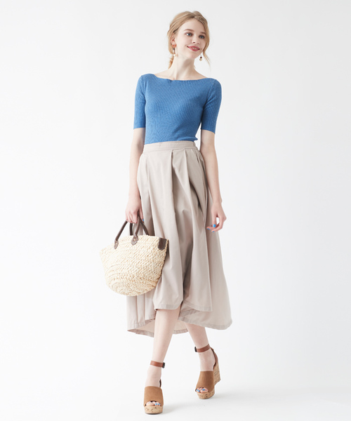 titivate（ティティベイト）の「ﾅﾁｭﾗﾙｶｺﾞﾊﾞｯｸﾞ（かごバッグ・レディース・ブラウン/アイボリー・FREE）」の13枚目の写真