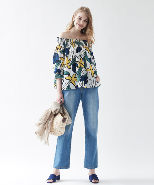 titivate（ティティベイト）の「ﾅﾁｭﾗﾙｶｺﾞﾊﾞｯｸﾞ（かごバッグ・レディース・ブラウン/アイボリー・FREE）」の5枚目の写真