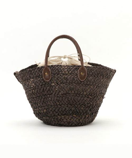 titivate（ティティベイト）の「ﾅﾁｭﾗﾙｶｺﾞﾊﾞｯｸﾞ（かごバッグ・レディース・ブラウン/アイボリー・FREE）」の14枚目の写真