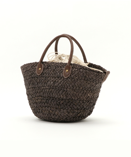 titivate（ティティベイト）の「ﾅﾁｭﾗﾙｶｺﾞﾊﾞｯｸﾞ（かごバッグ・レディース・ブラウン/アイボリー・FREE）」の15枚目の写真