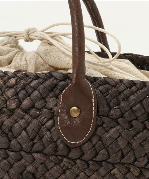 titivate（ティティベイト）の「ﾅﾁｭﾗﾙｶｺﾞﾊﾞｯｸﾞ（かごバッグ・レディース・ブラウン/アイボリー・FREE）」の16枚目の写真