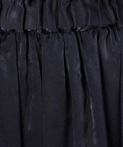 green label relaxing（グリーンレーベルリラクシング）の「CF P/サテン ギャザーマキシスカート ◆（スカート・レディース・ネイビー/マスタード/オリーブ/ピンク・FREE）」の14枚目の写真