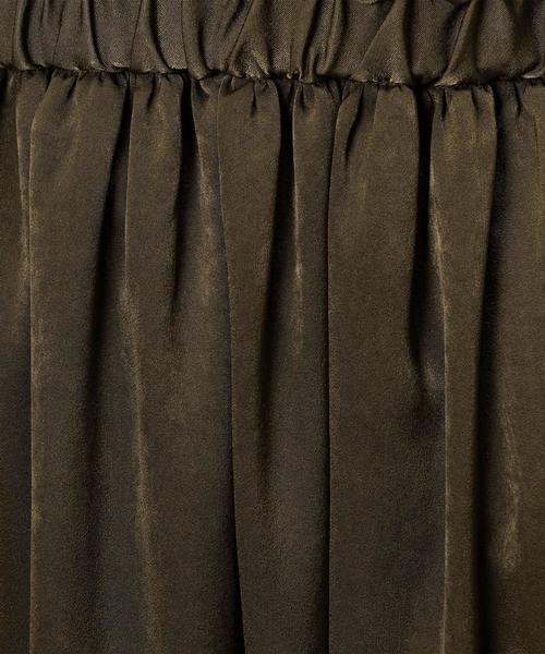 green label relaxing（グリーンレーベルリラクシング）の「CF P/サテン ギャザーマキシスカート ◆（スカート・レディース・ネイビー/マスタード/オリーブ/ピンク・FREE）」の16枚目の写真