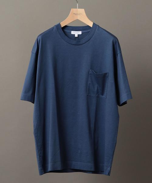 BEAUTY&YOUTH UNITED ARROWS（ビューティーアンドユースユナイテッドアローズ）の「BY ブリーズ コットン Tシャツ -MADE IN JAPAN- ◆（Tシャツ/カットソー・メンズ・オレンジ/ライトグレー/ダークグレー/ネイビー・X-LARGE/MEDIUM/SMALL/LARGE）」の3枚目の写真