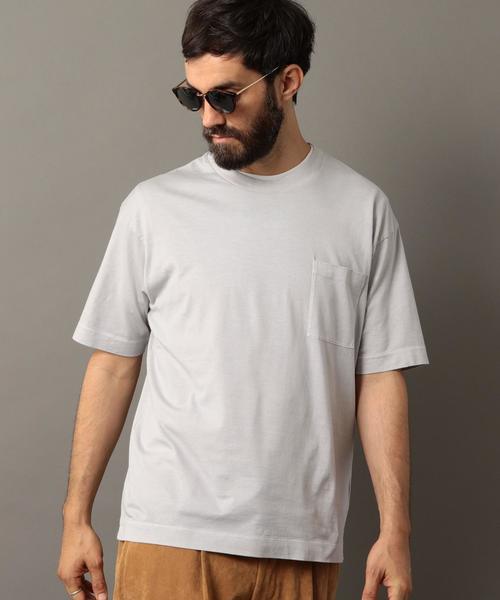 BEAUTY&YOUTH UNITED ARROWS（ビューティーアンドユースユナイテッドアローズ）の「BY ブリーズ コットン Tシャツ -MADE IN JAPAN- ◆（Tシャツ/カットソー・メンズ・オレンジ/ライトグレー/ダークグレー/ネイビー・X-LARGE/MEDIUM/SMALL/LARGE）」の20枚目の写真